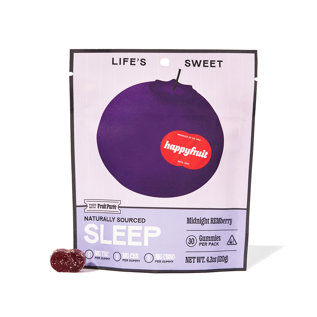 Hashables Remberry Happy Fruit - Premium Live Rosin THC Gummies & Vegan Edibles