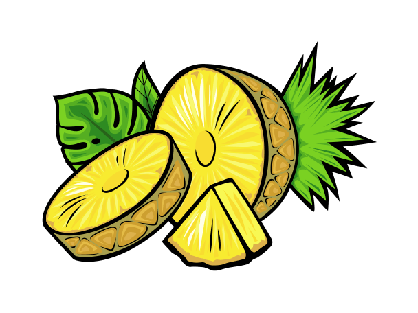 Peaceful Pineapple Icon